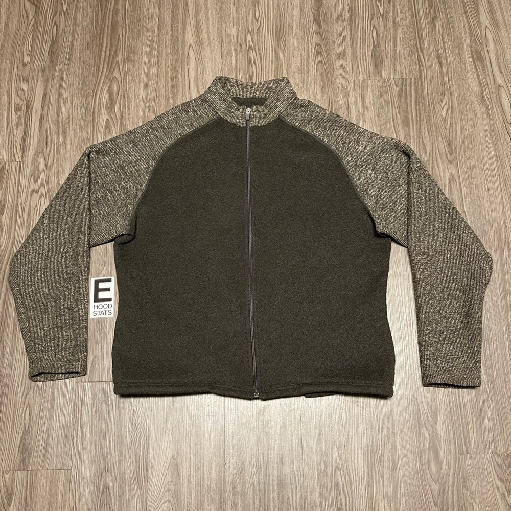 ❌S⭕️LD❌Kuhl Alfpaca Fleece Brown Mens Size XL Full Zip Up Jacket